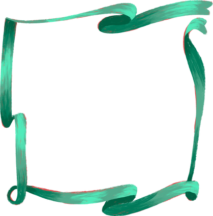 Egyptian Cinema Square Ribbon Border